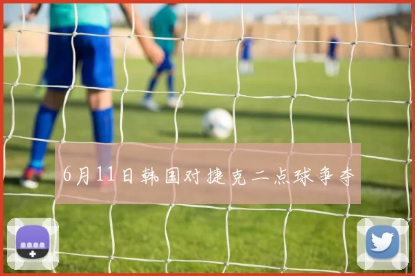 6月11日韩国对捷克二点球争夺
